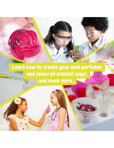 Joc Educativ de Fabricat Parfum și Sapun pentru Copii 6 Ani+ | 12 Experimente